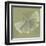 Green Leaf Square 6-Albert Koetsier-Framed Art Print