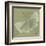 Green Leaf Square 6-Albert Koetsier-Framed Art Print