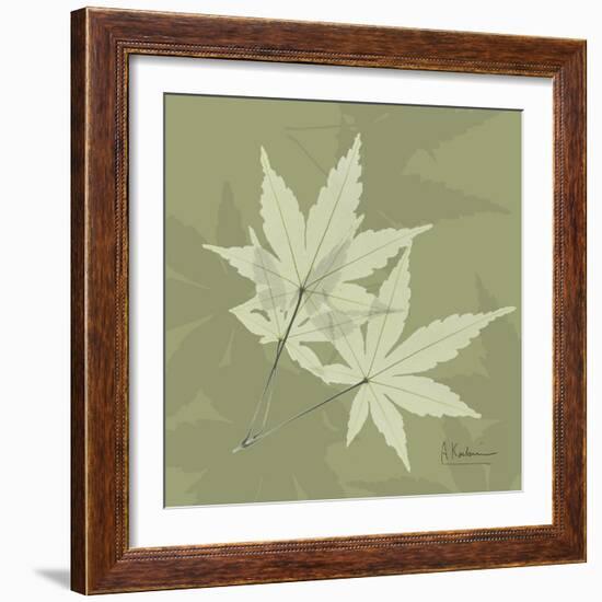 Green Leaf Square 7-Albert Koetsier-Framed Premium Giclee Print