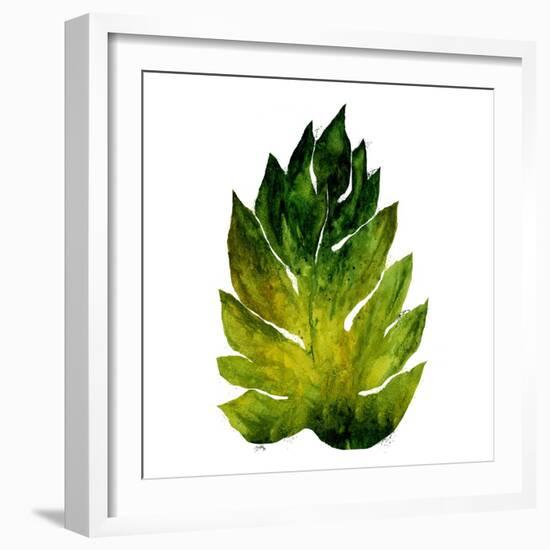 Green Leaves Square I-Elizabeth Medley-Framed Art Print