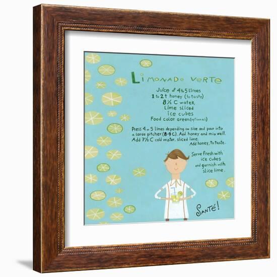 Green Lemonade-Céline Malépart-Framed Art Print