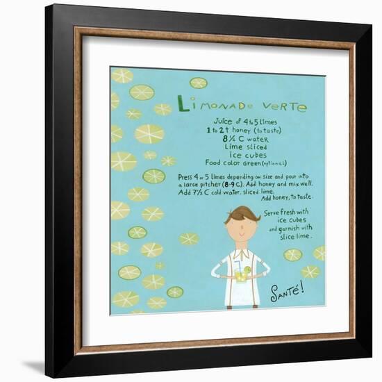 Green Lemonade-Céline Malépart-Framed Art Print