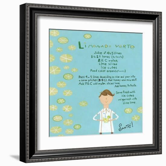 Green Lemonade-Céline Malépart-Framed Art Print