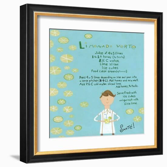 Green Lemonade-Céline Malépart-Framed Art Print