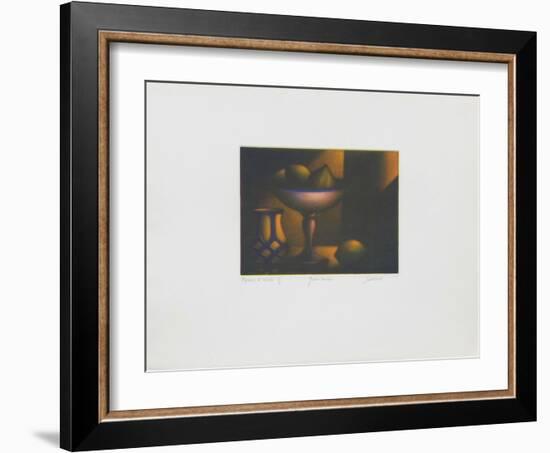 Green lemons-Laurent Schkolnyk-Framed Limited Edition