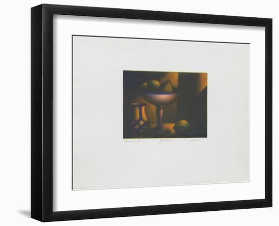 Green lemons-Laurent Schkolnyk-Framed Limited Edition