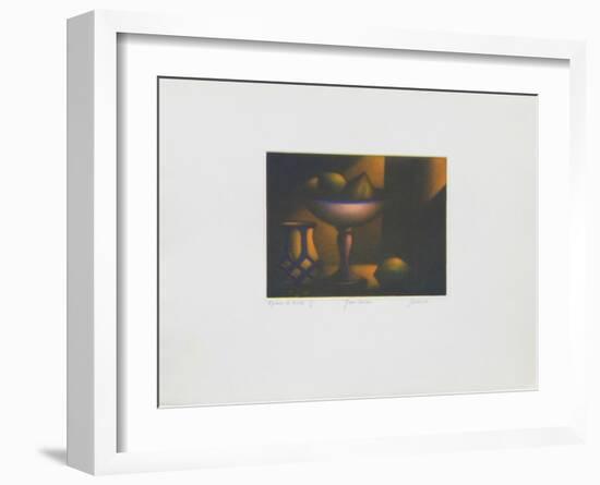 Green lemons-Laurent Schkolnyk-Framed Limited Edition