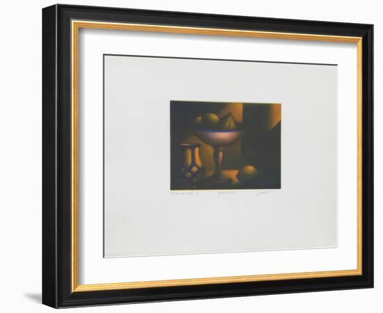 Green lemons-Laurent Schkolnyk-Framed Limited Edition