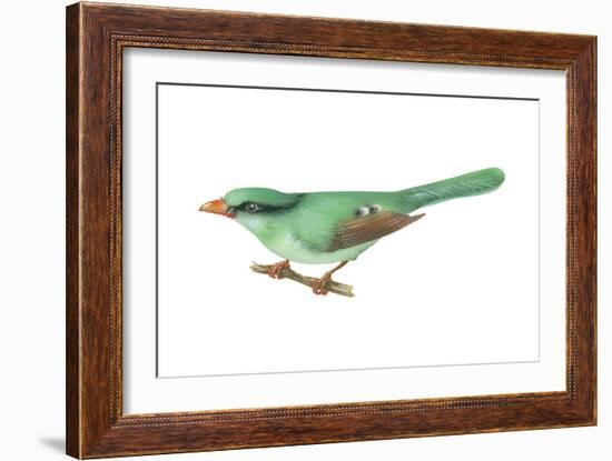 Green Magpie (Cissa Chinensis), Birds-Encyclopaedia Britannica-Framed Art Print