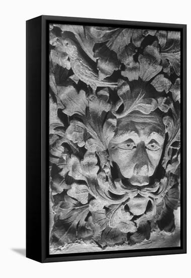 Green Man, All Saints Church, Sutton Benger, Wiltshire, England-Simon Marsden-Framed Premier Image Canvas