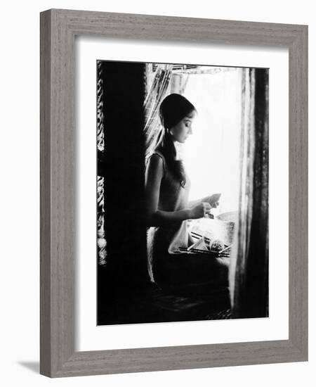 Green Mansions, Audrey Hepburn, Directed by Mel Ferrer, 1959-null-Framed Photographic Print