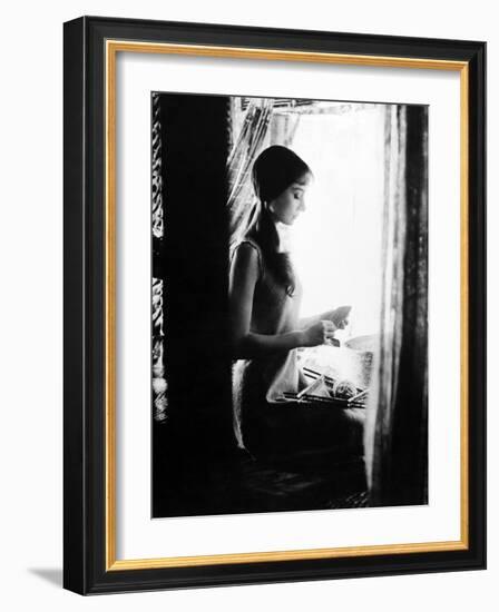 Green Mansions, Audrey Hepburn, Directed by Mel Ferrer, 1959-null-Framed Photographic Print