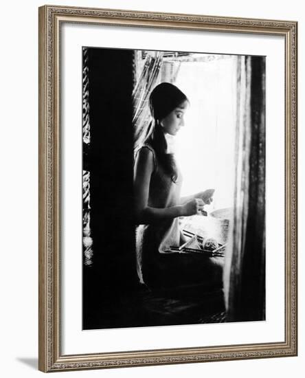 Green Mansions, Audrey Hepburn, Directed by Mel Ferrer, 1959-null-Framed Photographic Print