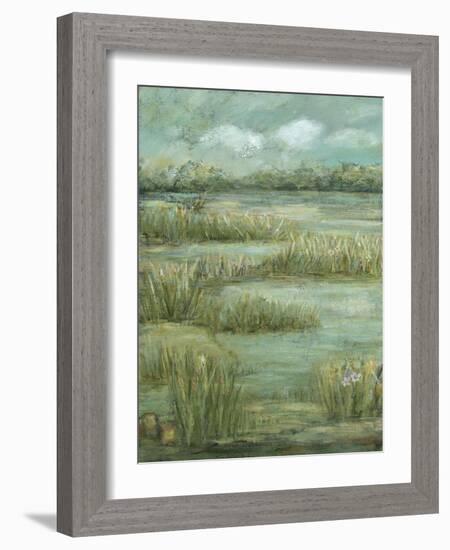 Green Meadows I-Beverly Crawford-Framed Art Print