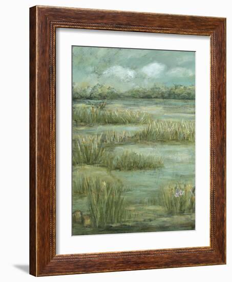 Green Meadows I-Beverly Crawford-Framed Art Print