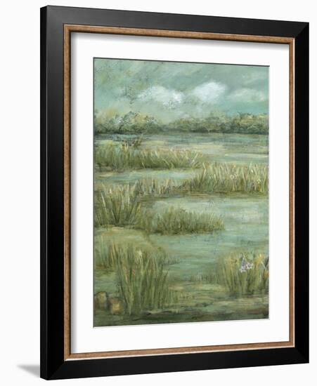 Green Meadows I-Beverly Crawford-Framed Art Print