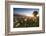 Green meadows of dandelions framed by the midnight sun, Fredvang, Moskenesoya, Nordland county, Lof-Roberto Moiola-Framed Photographic Print