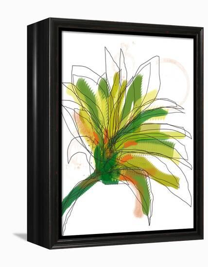 Green Mix-Jan Weiss-Framed Stretched Canvas