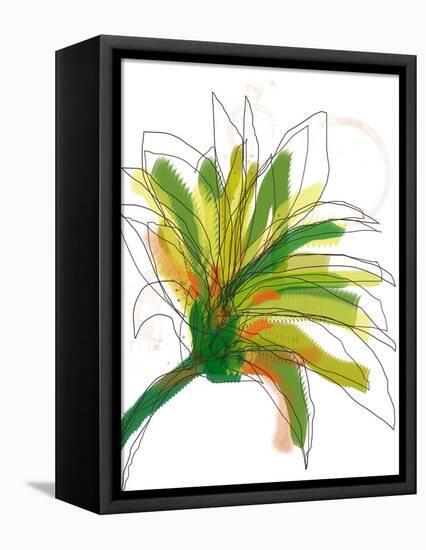 Green Mix-Jan Weiss-Framed Stretched Canvas