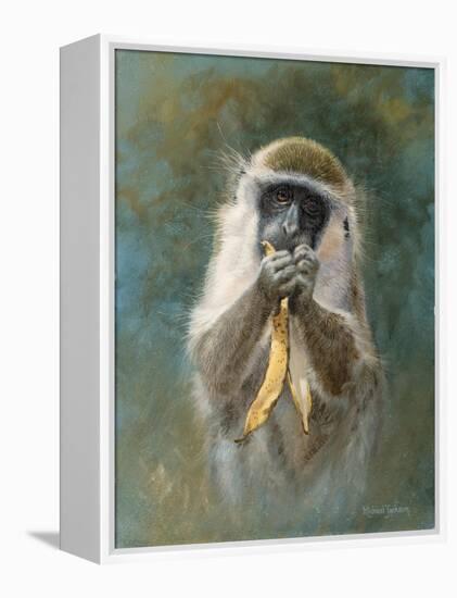 Green Monkey Study-Michael Jackson-Framed Premier Image Canvas