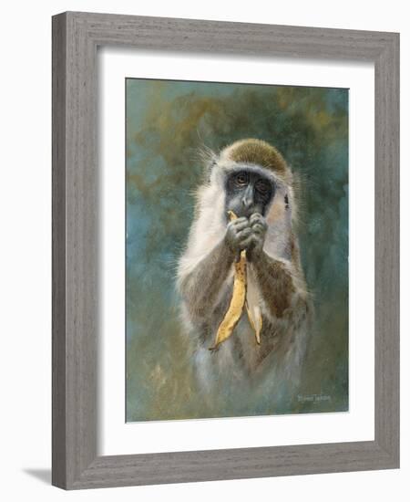 Green Monkey Study-Michael Jackson-Framed Giclee Print