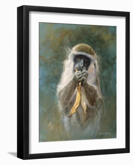 Green Monkey Study-Michael Jackson-Framed Giclee Print