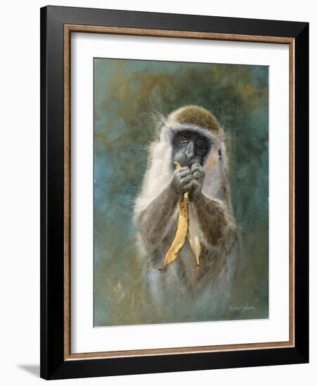 Green Monkey Study-Michael Jackson-Framed Giclee Print