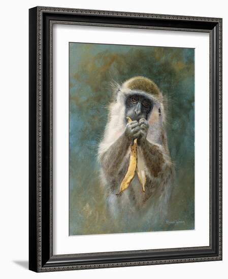 Green Monkey Study-Michael Jackson-Framed Giclee Print