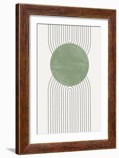 Green Moon No2.-THE MIUUS STUDIO-Framed Giclee Print