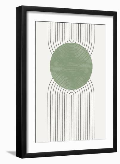 Green Moon No2.-THE MIUUS STUDIO-Framed Giclee Print
