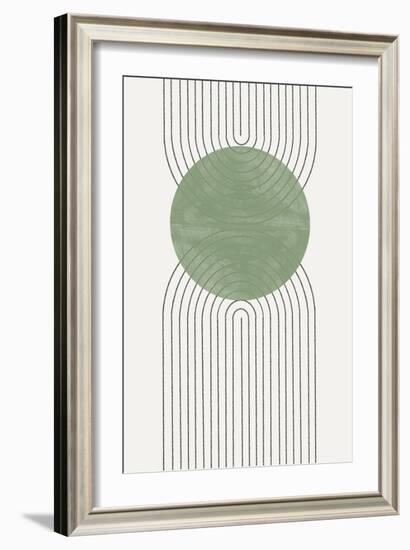 Green Moon No2.-THE MIUUS STUDIO-Framed Giclee Print