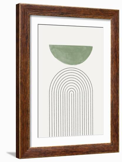 Green Moon No3.-THE MIUUS STUDIO-Framed Giclee Print