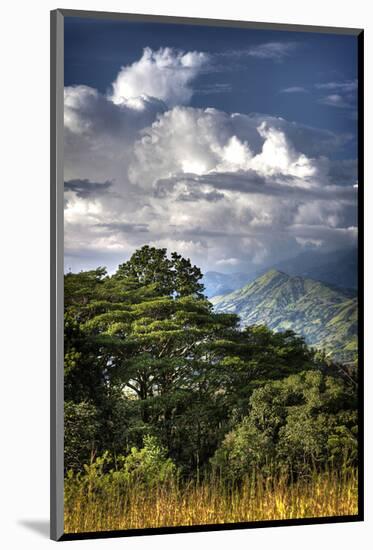 Green Mountains and Clouds-Nish Nalbandian-Mounted Art Print