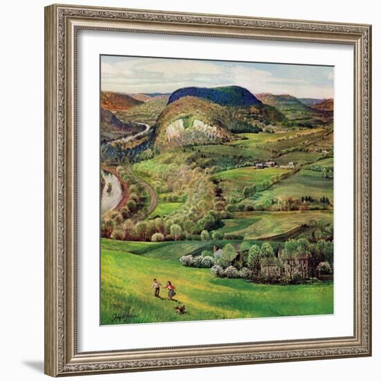 "Green Moutains," May 21, 1960-John Clymer-Framed Giclee Print