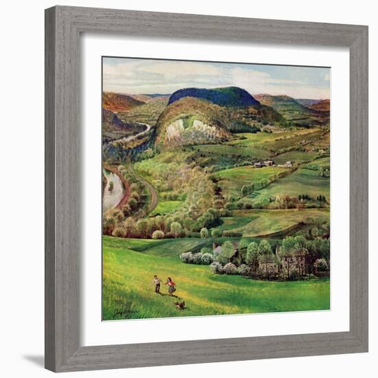 "Green Moutains," May 21, 1960-John Clymer-Framed Giclee Print