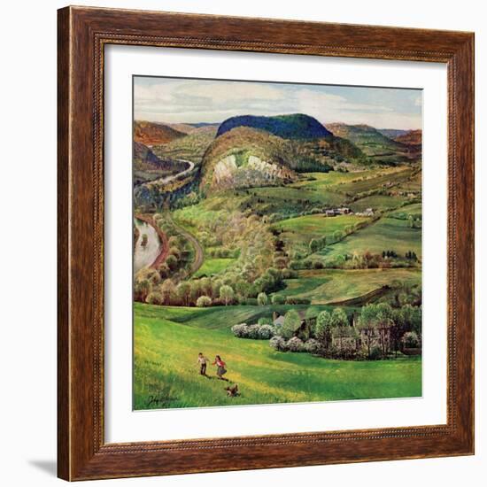 "Green Moutains," May 21, 1960-John Clymer-Framed Giclee Print