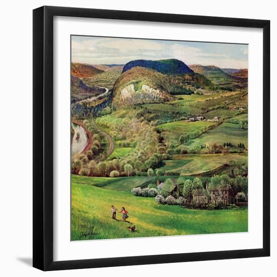 "Green Moutains," May 21, 1960-John Clymer-Framed Giclee Print