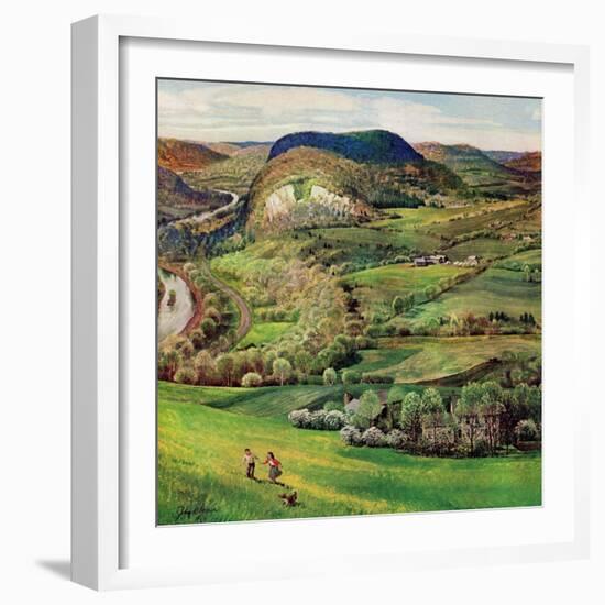 "Green Moutains," May 21, 1960-John Clymer-Framed Giclee Print