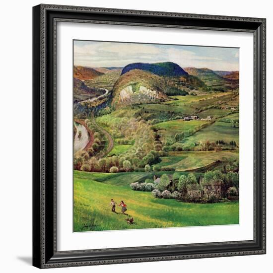 "Green Moutains," May 21, 1960-John Clymer-Framed Giclee Print