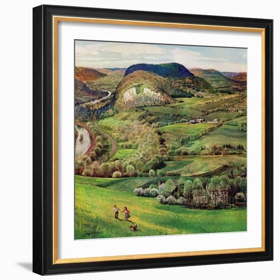 "Green Moutains," May 21, 1960-John Clymer-Framed Giclee Print