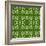 Green Native Pattern-weknow-Framed Art Print