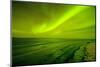 Green Northern Lights over the Sea, Beaufort Sea, ANWR, Alaska, USA-Steve Kazlowski-Mounted Photographic Print