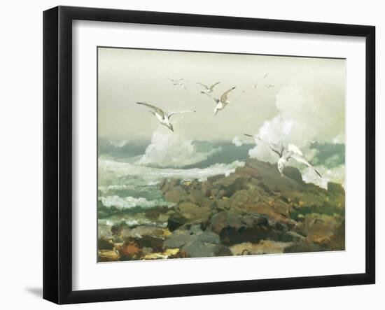 Green Ocean II-Steve Hunziker-Framed Art Print