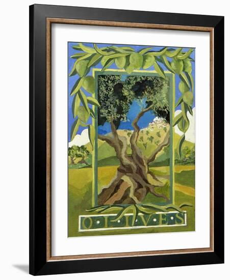 Green Olives, 2014-Jennifer Abbott-Framed Giclee Print