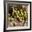 Green Olives on Burlap-George Seper-Framed Photographic Print