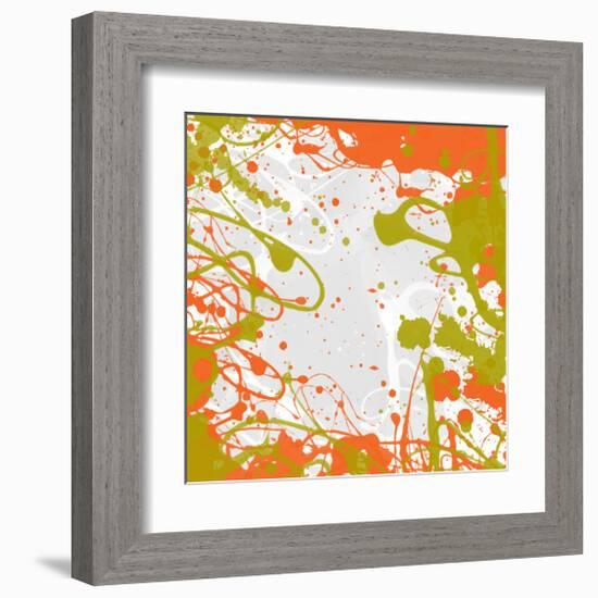 Green Orange Garden II-Irena Orlov-Framed Art Print