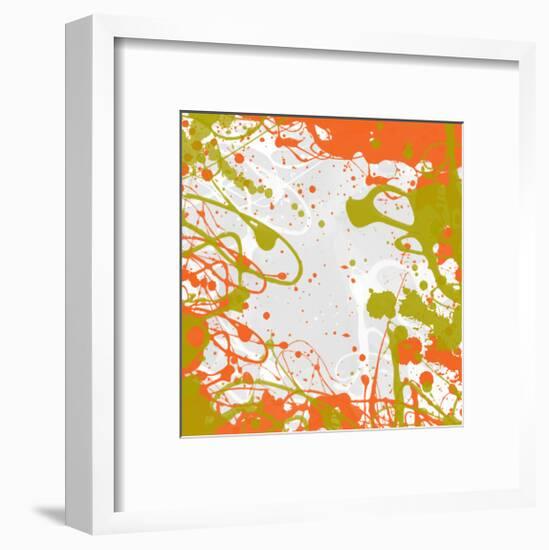 Green Orange Garden II-Irena Orlov-Framed Art Print