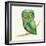 Green Owl-Wyanne-Framed Giclee Print