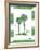 Green Palms IV-Nicholas Biscardi-Framed Art Print