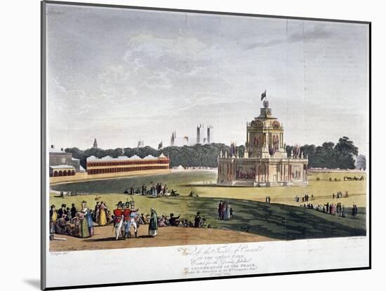 Green Park, Westminster, London, 1814-Joseph Constantine Stadler-Mounted Giclee Print